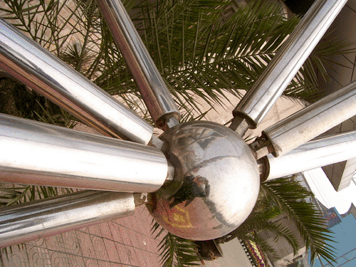 阜阳不锈钢螺栓球网架